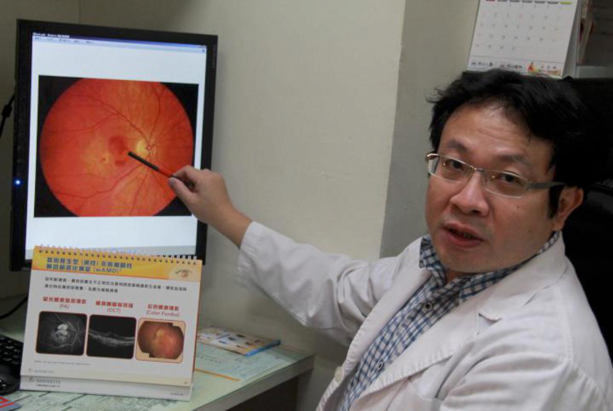 高市6旬翁罹患濕性老年性黃斑部病變 大同醫院注射新式針劑視力改善