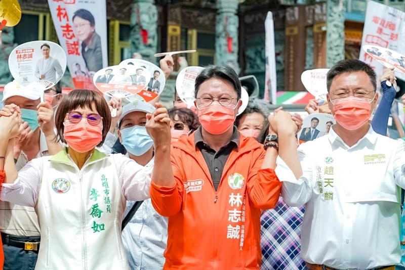 關鍵倒數  決勝大岡山！趙天麟率湧言戰將車隊催票  民眾熱情相挺