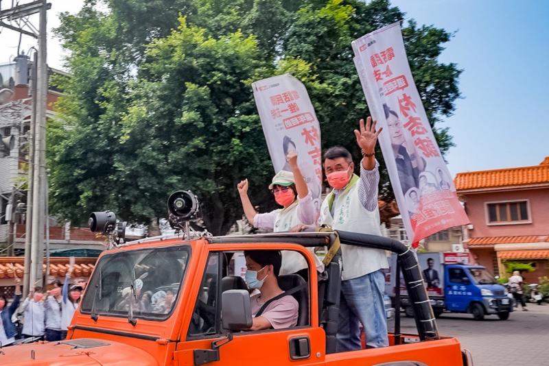 關鍵倒數  決勝大岡山！趙天麟率湧言戰將車隊催票  民眾熱情相挺