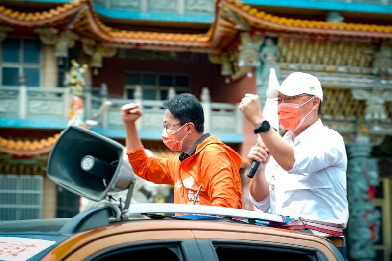 關鍵倒數  決勝大岡山！趙天麟率湧言戰將車隊催票  民眾熱情相挺