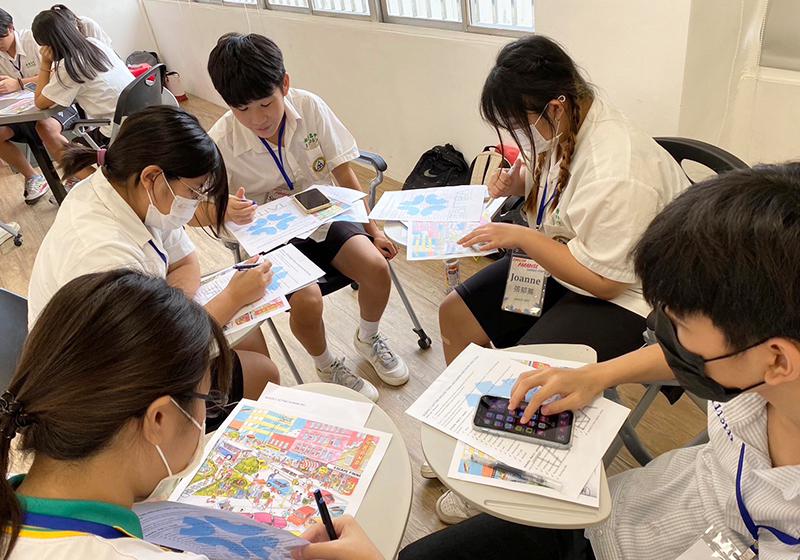 仁武、林園高中委託貿協辦英語樂園體驗營 感謝立委林岱樺牽線助學生強化聽說