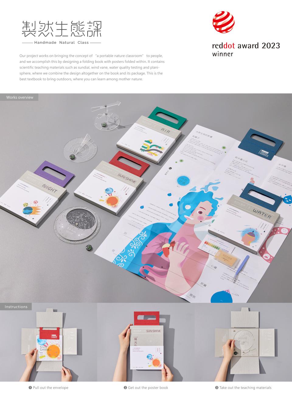 樹科大視傳系「製然生態課」、「It's視界」 同獲2023德國紅點設計獎紅點獎