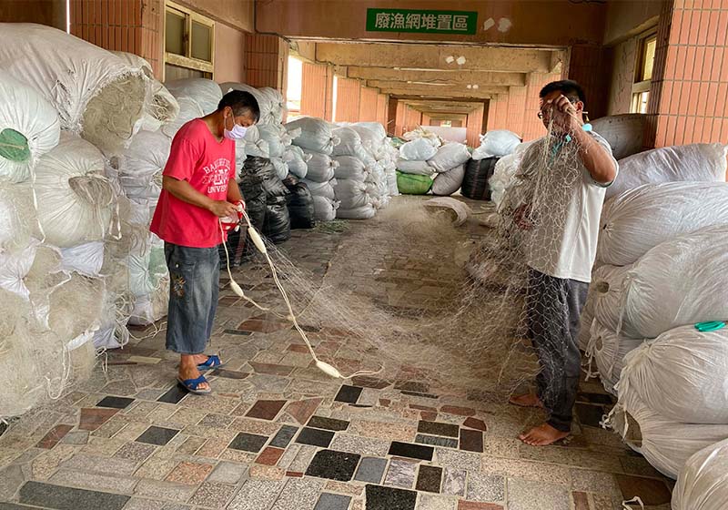 海保署112年續結合9縣市推廢漁網回收再利用 每公斤回饋15元獎勵金或等值禮券