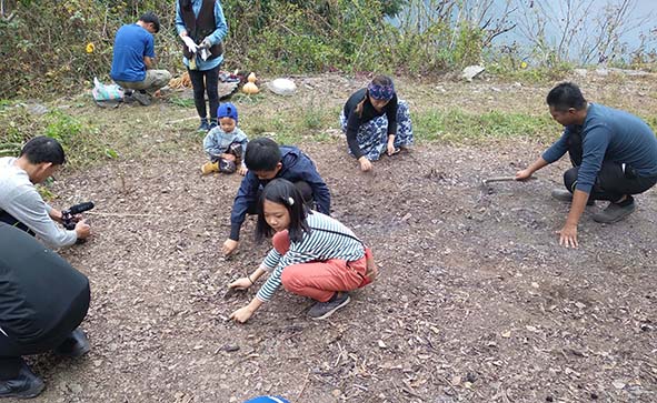 中山大學研究團隊攜手學校社區同好 復育屏縣霧台鄉好茶部落魯凱小米生態系統