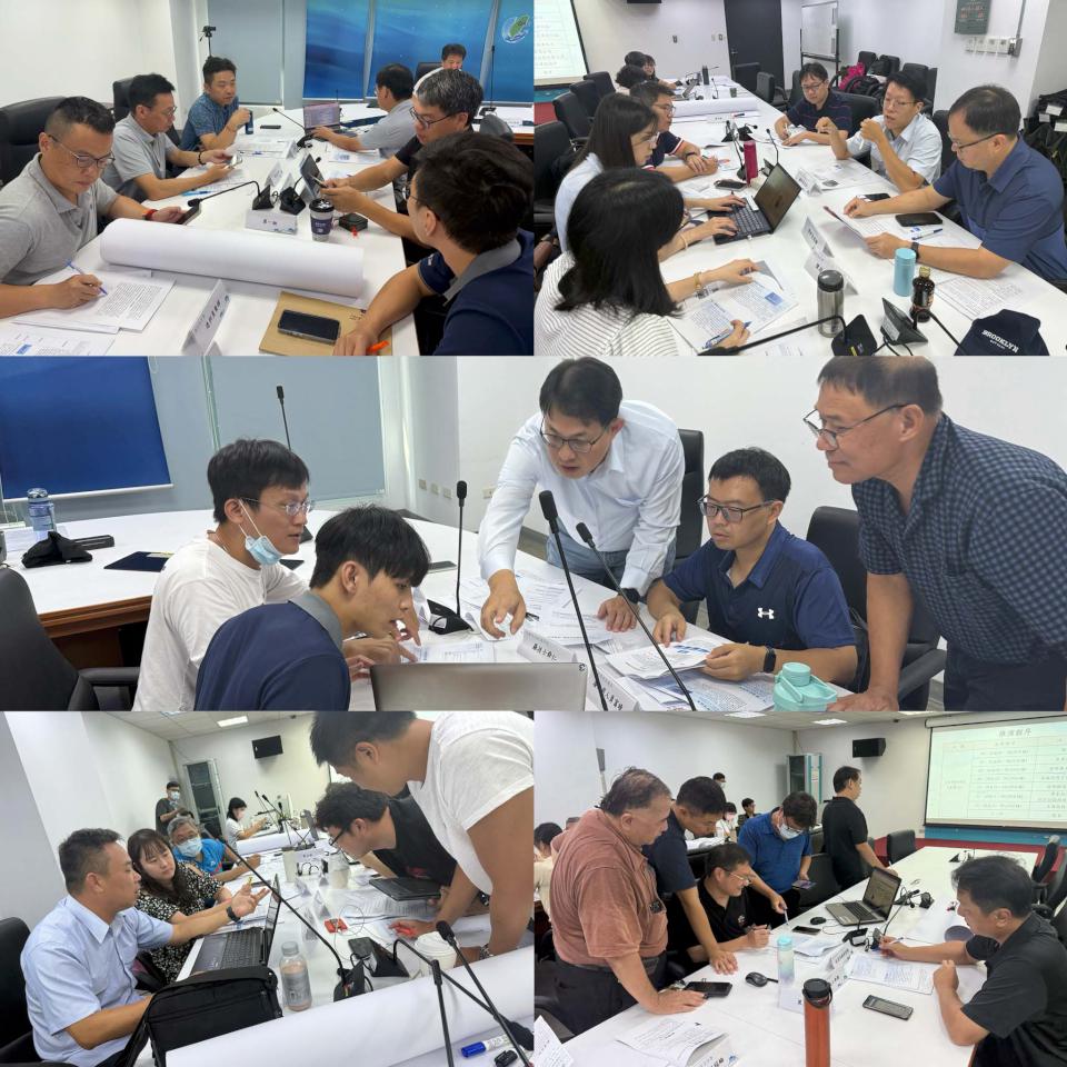 海保署邀法國、日本參訓學員兵棋推演 模擬貨輪爆炸起火致重油化學品外洩應變