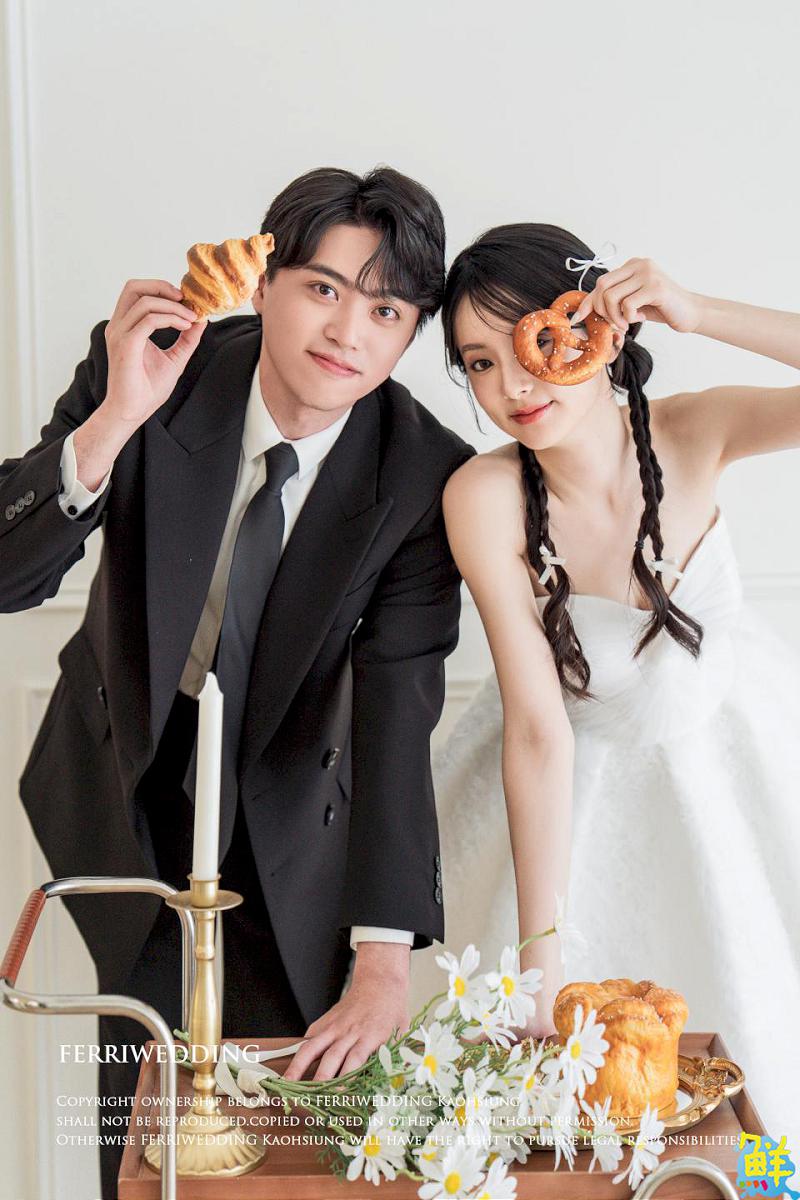 記錄您一生一次的美好 翡麗婚紗 為了愛 勇敢重生的繁花