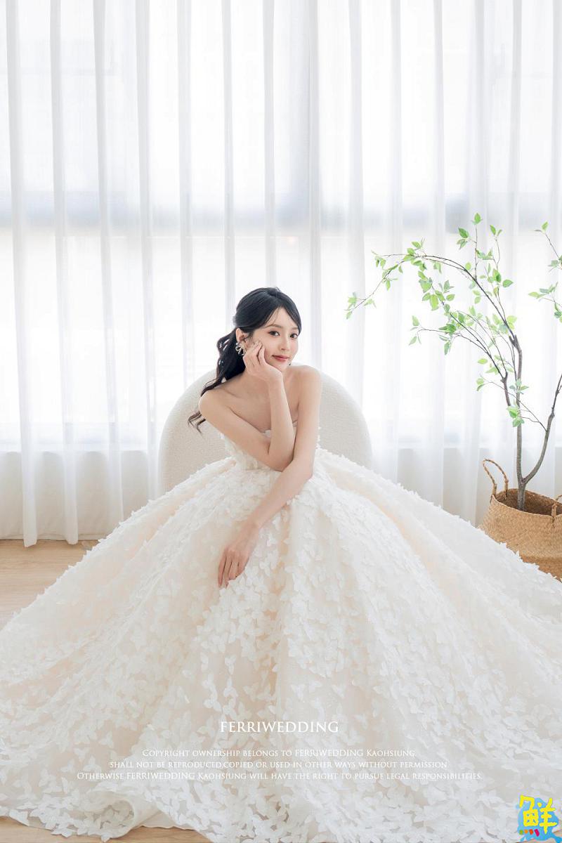 記錄您一生一次的美好 翡麗婚紗 為了愛 勇敢重生的繁花