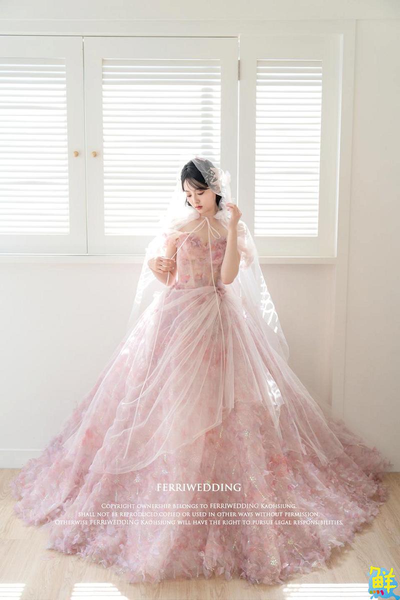 記錄您一生一次的美好 翡麗婚紗 為了愛 勇敢重生的繁花