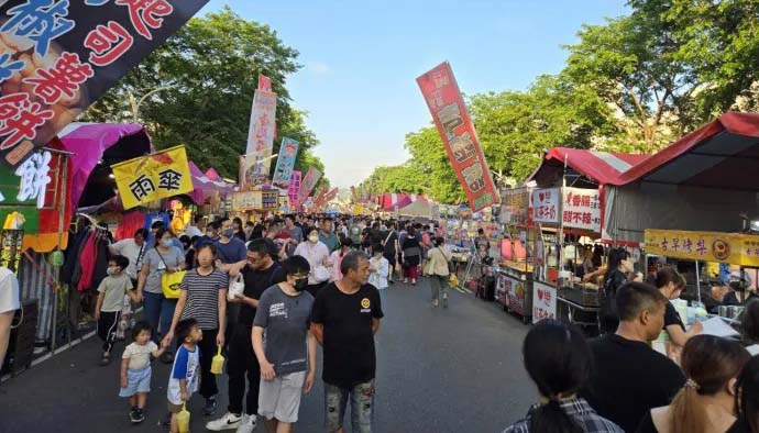 為期兩天高市岡山區公所籃籗會 岡山區河華路、巨輪路兩地登場