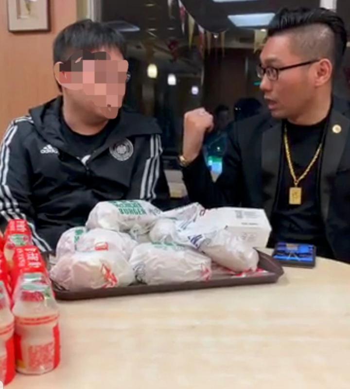 邀鬧場網友吃速食言辭脫序 直播主連千毅致歉深自檢討