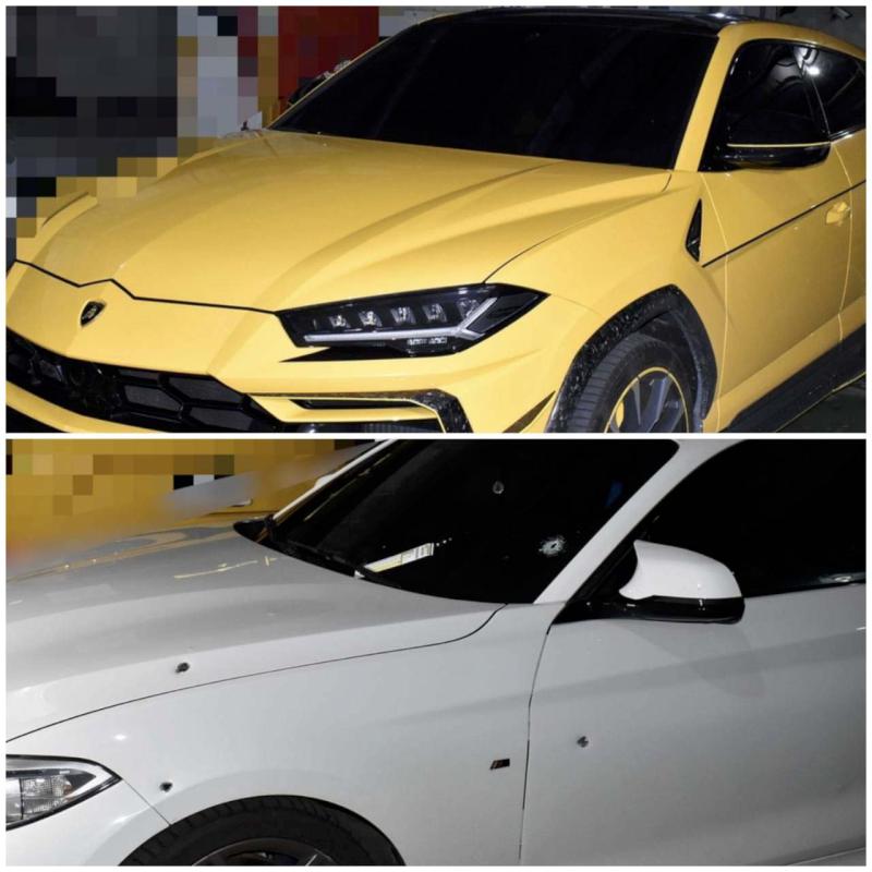 高市舞廳外雙名車遭連轟8槍 警方循線逮自稱黑道堂主起出3把改造手槍