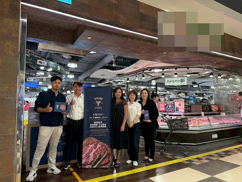 澳洲肉品商和牛品牌登陸台灣8精品連鎖超市 主打生食展示現點現做