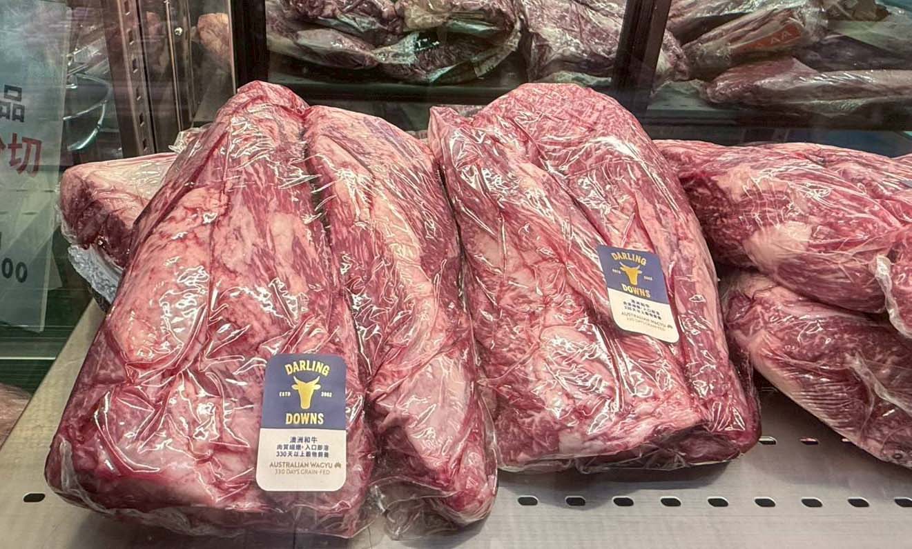 澳洲肉品商和牛品牌登陸台灣8精品連鎖超市 主打生食展示現點現做