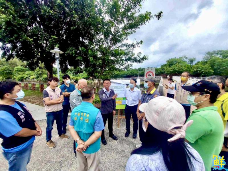 社區休憩好去處 鳳山中崙社區河岸步道完工啟用