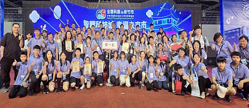 第65屆全國中小學科展 高市36件作品勝出榮膺縣市團體獎第一名