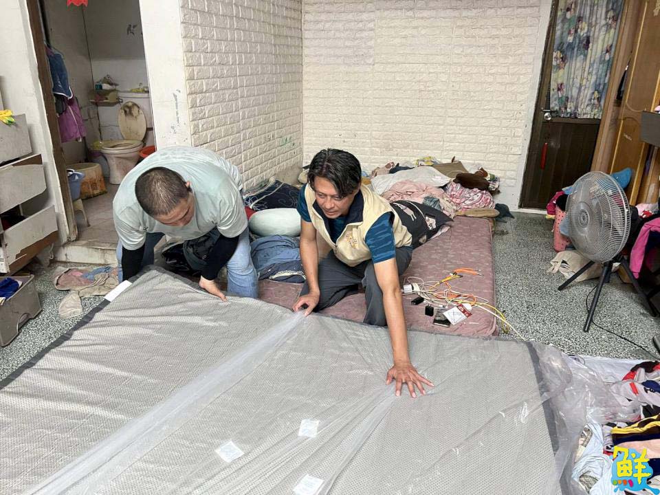 讓孩童有個好眠!高雄榮服處跨區為貧困榮民送暖