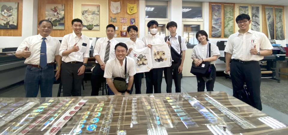 日本工業大學駒場高校附設中學校200名師生 訪姊妹校高英工商體驗實作課程