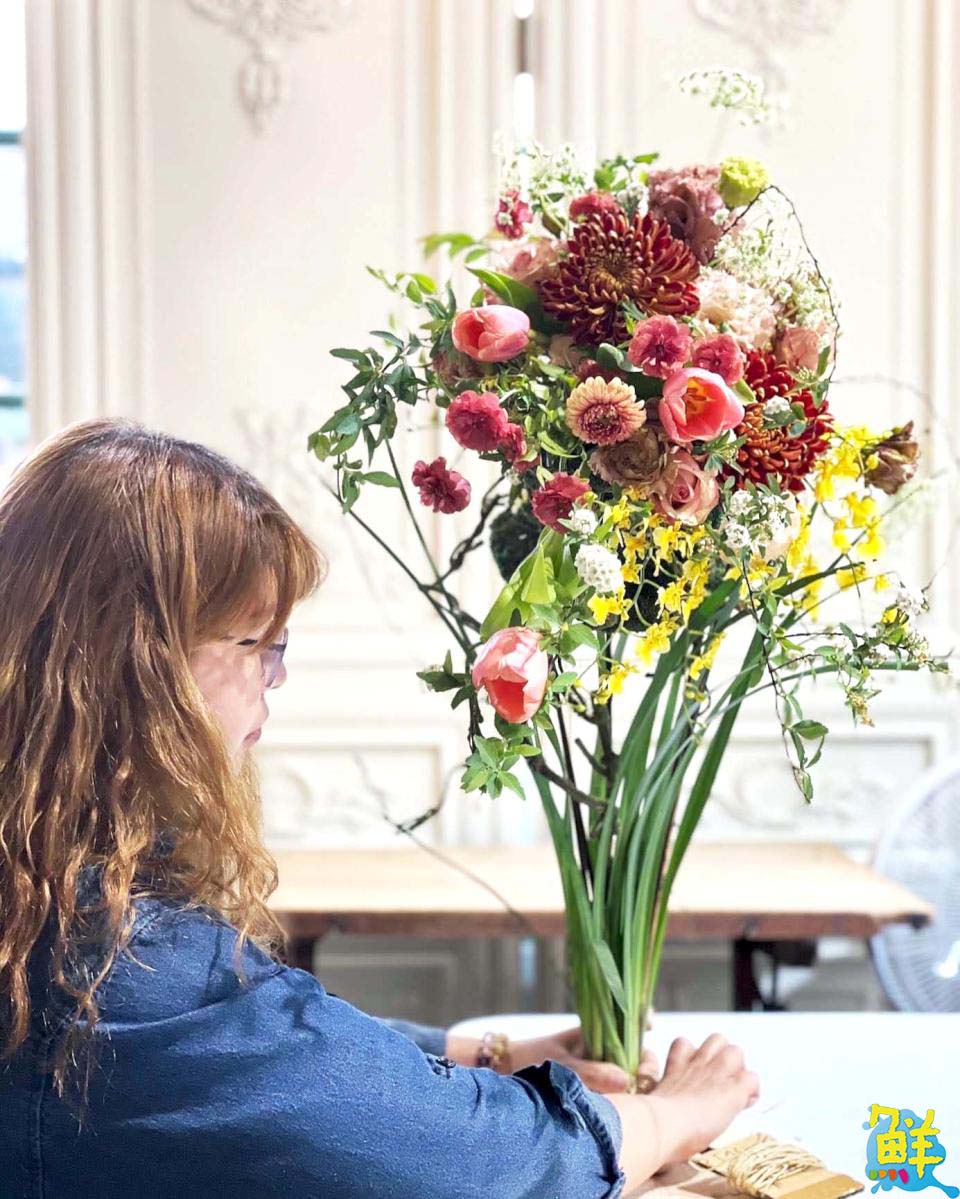 栽入花藝世界重獲新生  梁維容Esther 用花的溫度療癒眾人  分享快樂照耀生命