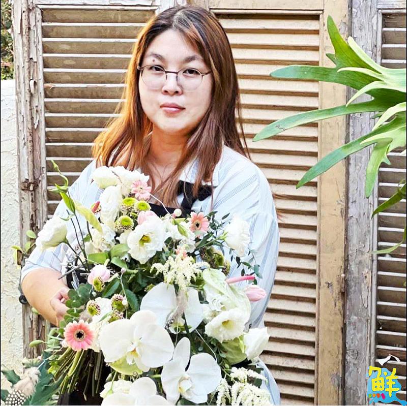 栽入花藝世界重獲新生  梁維容Esther 用花的溫度療癒眾人  分享快樂照耀生命